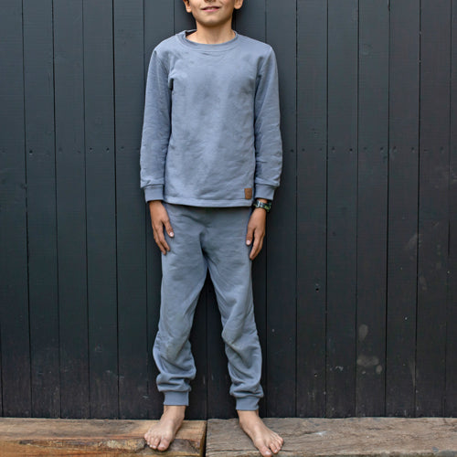 Pijama Talla 4 Franela Algodón - Baker (Gris)
